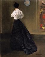 Alfred Henry Maurer  - Bilder Gemälde - Woman in White Blouse