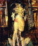 Alfred Henry Maurer  - Bilder Gemälde - Woman with Raised Shoulders