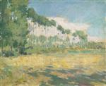 Willard Leroy Metcalf  - Bilder Gemälde - The Poplars