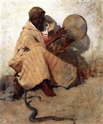 Willard Leroy Metcalf  - Bilder Gemälde - The Snake Charmer