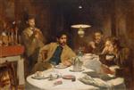 Willard Leroy Metcalf  - Bilder Gemälde - The Ten Cent Breakfast