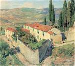 Willard Leroy Metcalf  - Bilder Gemälde - Valley of the Mugnone