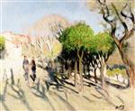 Pierre Eugène Montézin - Bilder Gemälde - A Walk in the Sun
