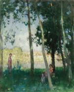 Pierre Eugène Montézin  - Bilder Gemälde - Women near the Water
