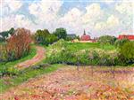 Bild:Breton Landscape, Trees and Flowers