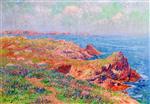 Henry Moret - Bilder Gemälde - Brittany, the Coast in Sunshine