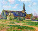 Henry Moret - Bilder Gemälde - Church at Tregunc