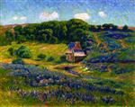 Henry Moret  - Bilder Gemälde - Farm in the Breton Countryside