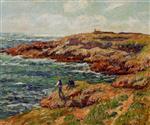 Henry Moret  - Bilder Gemälde - Fishermen on the Breton Coast