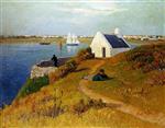 Henry Moret  - Bilder Gemälde - Lorient Harbor
