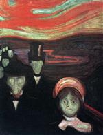 Edvard Munch - Bilder Gemälde - Anxiety