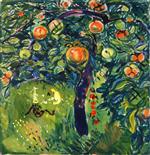 Edvard Munch - Bilder Gemälde - Apple Tree