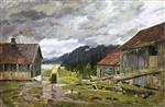 Edvard Munch  - Bilder Gemälde - Hakloa in Maridalen