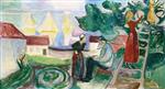 Edvard Munch  - Bilder Gemälde - Harvesting the Tree
