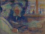 Edvard Munch  - Bilder Gemälde - Ibsen at Grand Cafe
