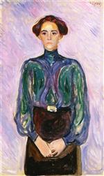 Edvard Munch  - Bilder Gemälde - Mrs. Schwartz