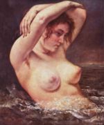 Gustave Courbet - Peintures - La Baigneuse