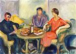 Edvard Munch  - Bilder Gemälde - Oslo Bohemians