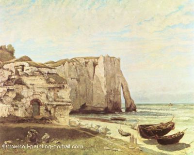 The Cliff at Etretat After the Storm