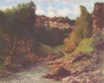 Gustave Courbet - paintings - Felsenlandschaft