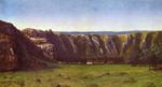 Gustave Courbet - paintings - La roche de dix heures (bei Ornans)