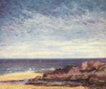 Gustave Courbet - paintings - Meereskueste in der Normandie