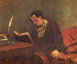 Gustave Courbet - Peintures - Portrait de Baudelaire