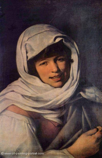 The Girl with a Coin (Girl of Galicia)