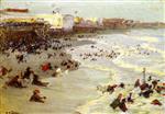 Edward Henry Potthast  - Bilder Gemälde - Coney Island