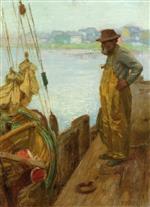 Edward Henry Potthast  - Bilder Gemälde - Gloucester Fisherman