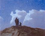 Edward Henry Potthast  - Bilder Gemälde - Hilltop (Monhegan Island)
