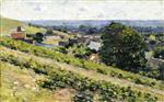 Theodore Robinson  - Bilder Gemälde - From the Hill, Giverny