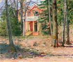 Theodore Robinson  - Bilder Gemälde - House in Virginia