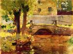 Theodore Robinson  - Bilder Gemälde - The Bridge at Giverny