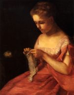 Mary Cassatt - Peintures - La jeune mariée