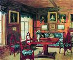 Stanislaw Julianowitsch Zukowski - Bilder Gemälde - A Room in an Old House