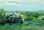 Stanislaw Julianowitsch Zukowski  - Bilder Gemälde - Lilac Bushes