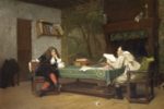 Jean Léon Gérôme - paintings - A Collaboration (Corneille an Moliere)