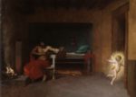 Jean Léon Gérôme - paintings - Anacreon 3 (Cupid takes flight)