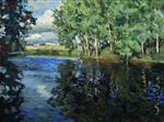 Stanislaw Julianowitsch Zukowski  - Bilder Gemälde - The River