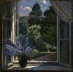 Stanislaw Julianowitsch Zukowski  - Bilder Gemälde - View from a Window