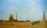 Eugene Fromentin  - Bilder Gemälde - Les Tombeaux des Califes au Caire