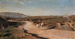 Eugene Fromentin  - Bilder Gemälde - North African Landscape