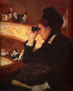 Mary Cassatt - paintings - At The Opera