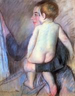 Mary Cassatt - Peintures - À la fenêtre