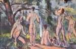 Paul Cezanne - paintings - Badende
