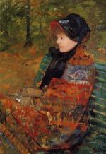 Mary Cassatt - Bilder Gemälde - Der Herbst und Lydia Casatt
