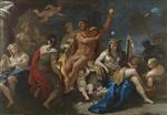 Luca Giordano  - Bilder Gemälde - Hercules and Omphale
