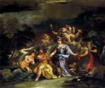 Luca Giordano  - Bilder Gemälde - Minerva as Protectress of the Arts and Sciences