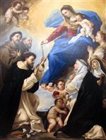 Luca Giordano  - Bilder Gemälde - Our Lady of the Rosary